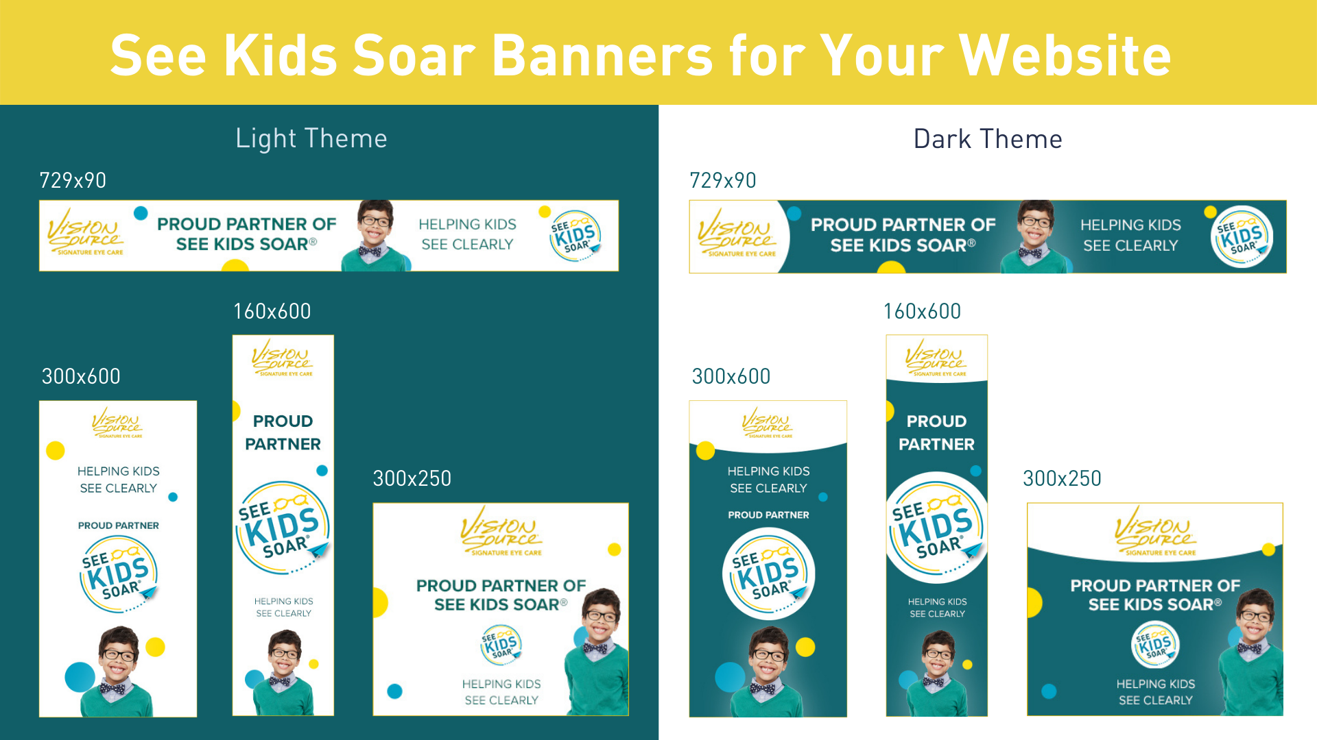 Vision Source See Kids Soar banners